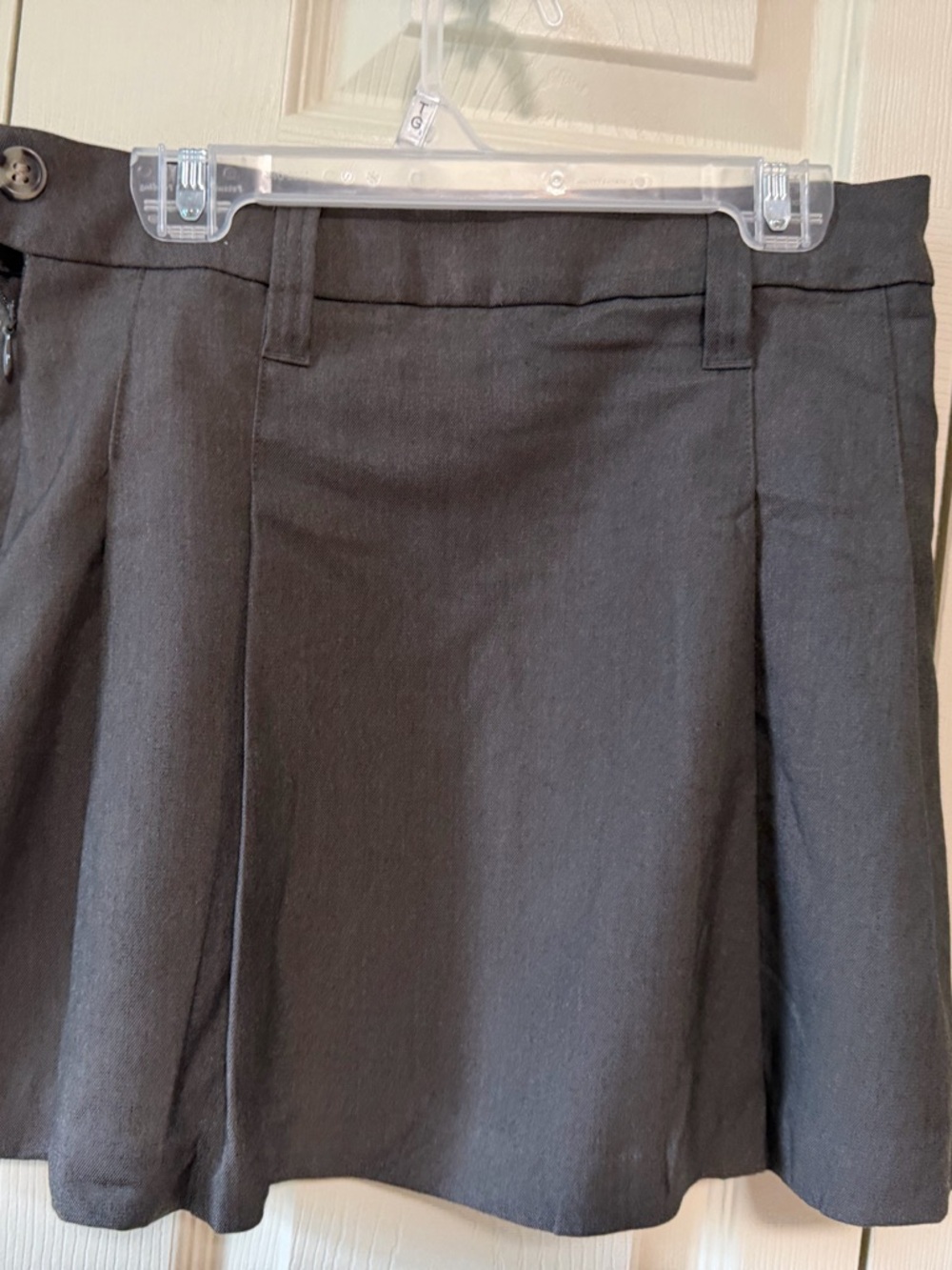 Divided Black Mini Skirt